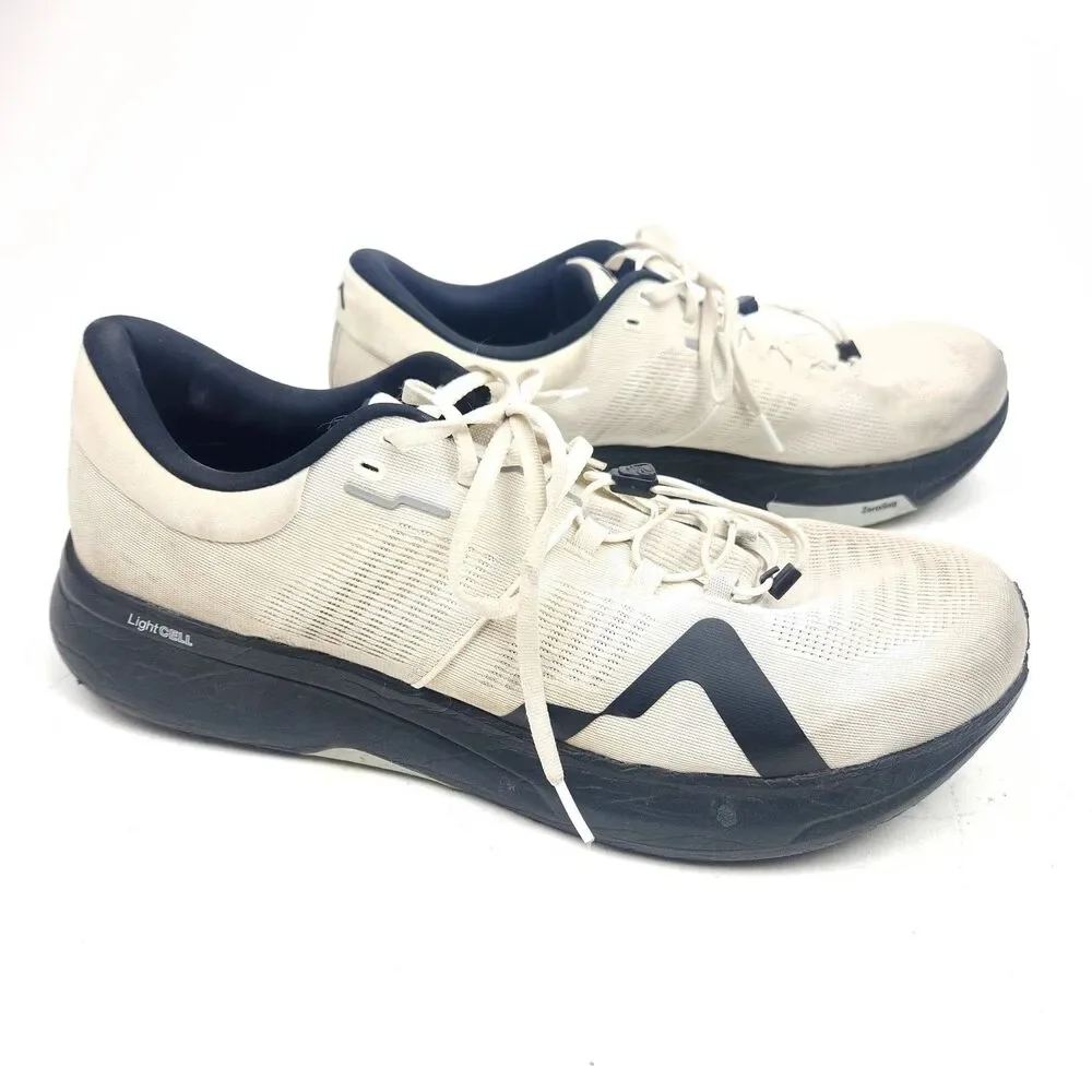 Mount to Coast R1 Men's 14 White Running Shoes Lace-Up Low Top Athletic Sneakers